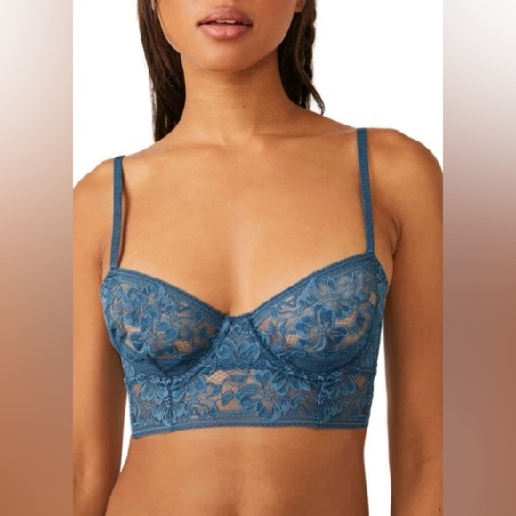 Free People Sorento Demi Lace Longline Underwire Bra (32DD) - Picture 7 of 7